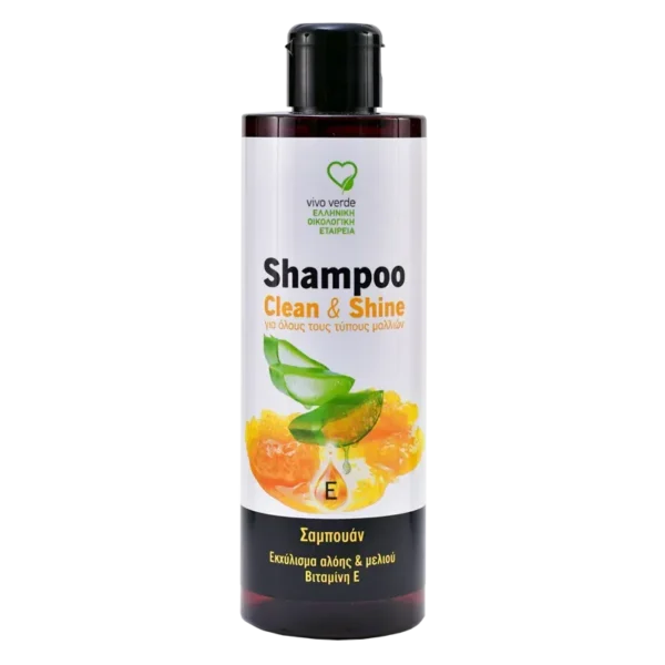 Vivo Verde Σαμπουάν Clean & Shine με Αλόη & Μέλι 250ml