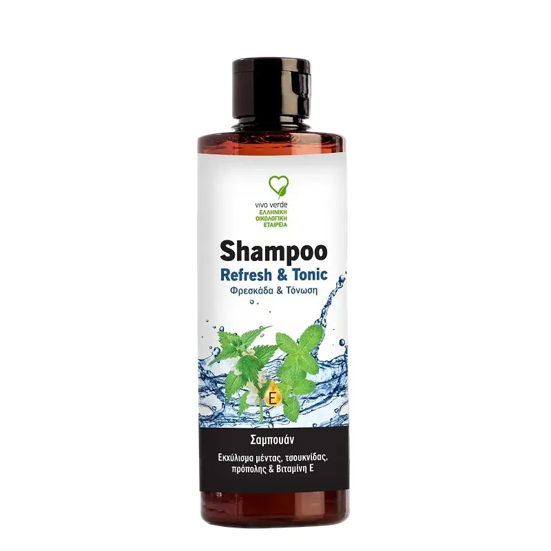 Vivo Verde Σαμπουάν Refresh & Tonic με Πρόπολη & Τσουκνίδα 250ml
