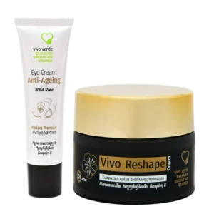 Vivo Verde Κρέμα Ματιών Αντιγηραντική 30ml & Vivo Reshape 24h Συσφικτική Κρέμα Ανάπλασης Προσώπου 50ml