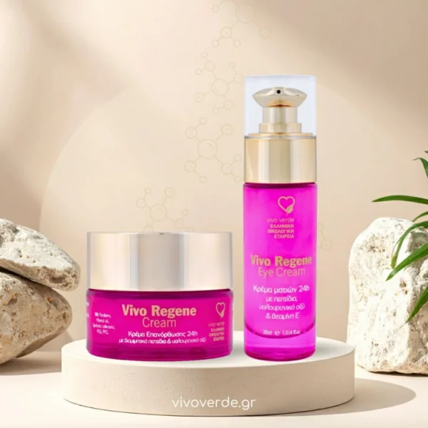 Vivo Regene Κρέμα Επανόρθωσης Ματιών 30ml & Vivo Regene Κρέμα Προσώπου 50ml - Image 2