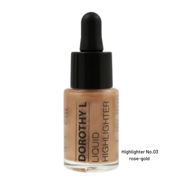 Dorothy L Liquid Highlighter Rose-Gold 15ml