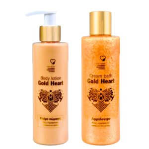 Vivo Verde Set Gold Heart με χρυσό glitter