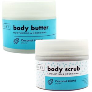 Ecstasy Body Scrub 250ml & Body Butter Coconut Island Ecstasy 250ml