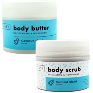 Ecstasy Body Scrub 250ml & Body Butter Coconut Island Ecstasy 250ml