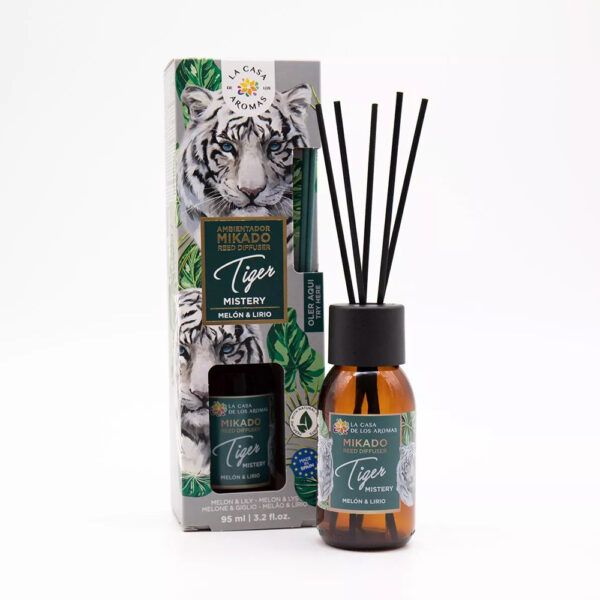 Αρωματικό Χώρου Tiger Mystery με sticks Lily & Πεπόνι 100ml
