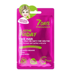 7Days Blazing Friday Sheet Face Mask για Θρέψη & Φρεσκάδα 28gr
