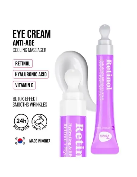 7DAYS Retinol Hydration & Lifting Εye Cream 18ml - Image 3