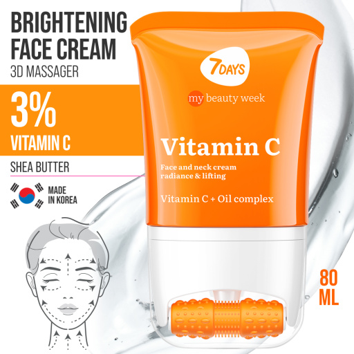 7DAYS Vitamin C Radiance & Lifting Face & Neck Cream 80ml - Image 8
