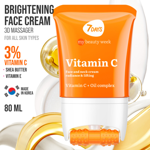 7DAYS Vitamin C Radiance & Lifting Face & Neck Cream 80ml - Image 5