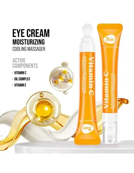 7DAYS Vitamin C Radiance & Lifting Εye Cream 18ml - Image 3