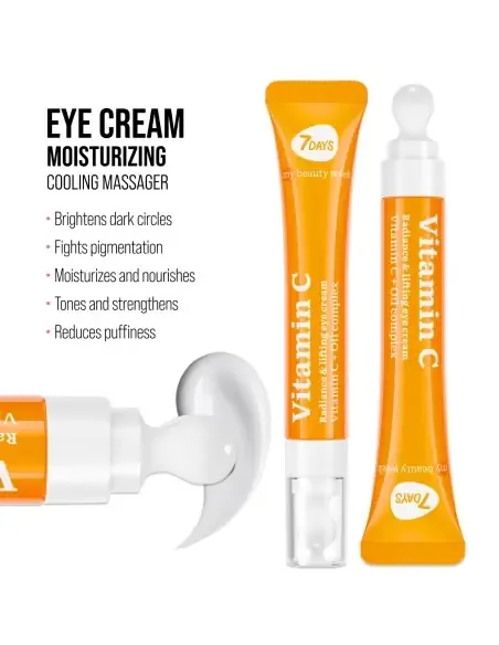 7DAYS Vitamin C Radiance & Lifting Εye Cream 18ml - Image 4