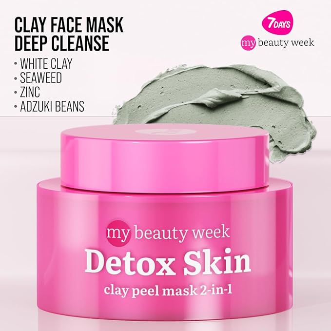 7DAYS Detox Skin Clay Peel Mask 2 in1 50ml - Image 5