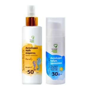 Vivo Verde Αντηλιακό Λάδι Σώματος Family 50+SPF 200ml & Vivo Verde Αντηλιακή Κρέμα Προσώπου 30+SPF 50ml