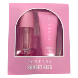 Ecstasy Gift Set Sunset Kiss Fragrance Mist 150ml & Fragrance Lotion 150ml 