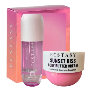 Ecstasy Gift Set Sunset Kiss Fragrance Mist 150ml & Fragrance Lotion 150ml