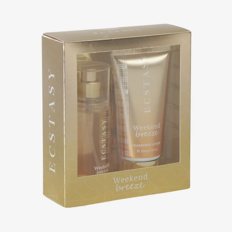 Ecstasy Mini Gift Set Weekend Breeze Body Cream 90ml & Body Mist 90ml