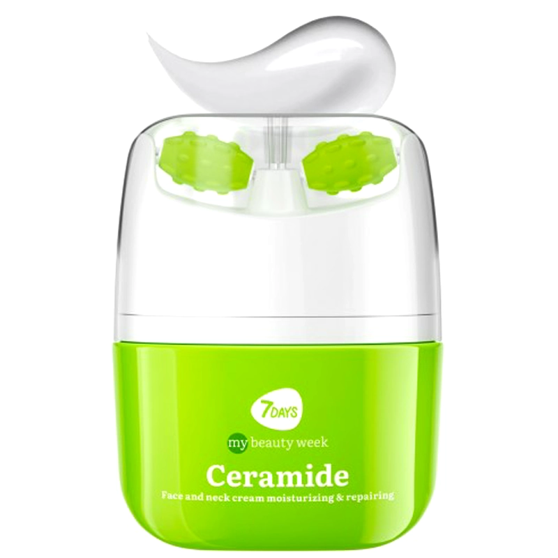 7DAYS Ceramide V-Shaping Facial Moist & Repair Cream με Κεραμίδια & Υαλουρονικό 40ml - Image 2