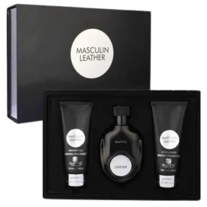 Riffs Gift Set Masculine Leather Man Eau de Parfum 300ml