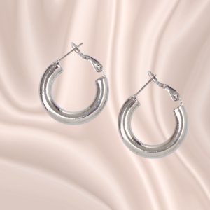 Assim Σκουλαρίκια Ασημί Κρίκος 2,5εκ. Νο.12