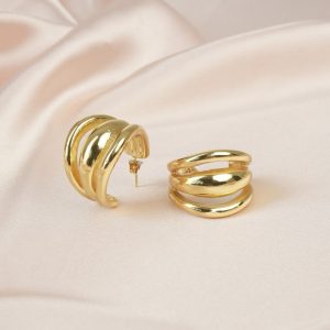 Assim Σκουλαρίκια Χρυσά Νο.104