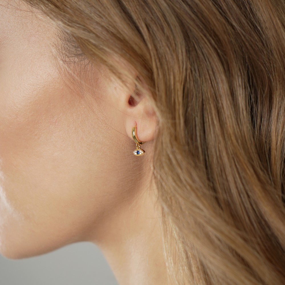 Assim Σκουλαρίκια Χρυσό Ματάκι Νο.19 - Image 2