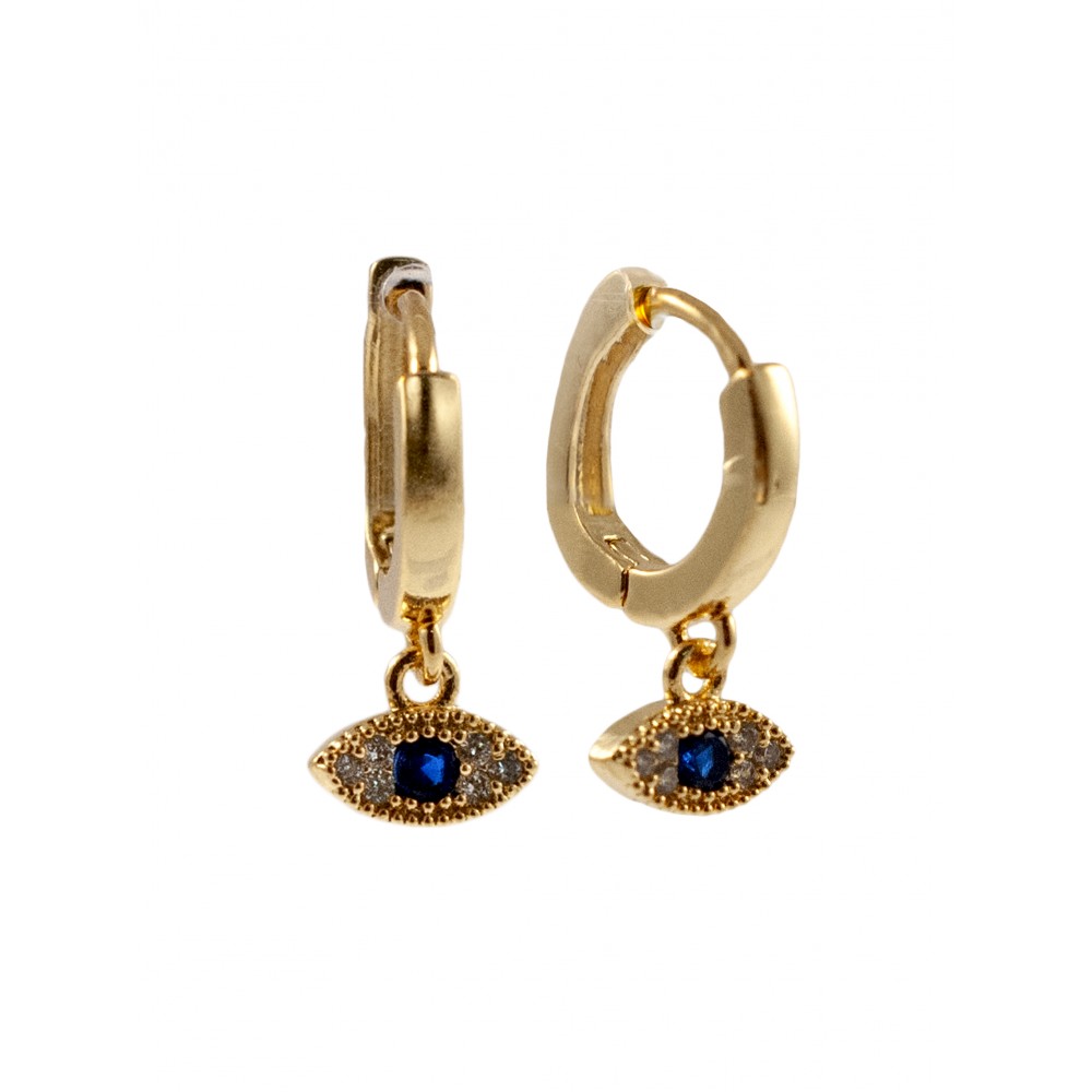 Assim Σκουλαρίκια Χρυσό Ματάκι Νο.19