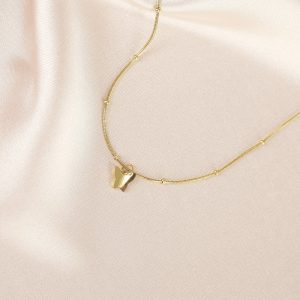 Αssim Αλυσίδα με Χρυσή Πεταλούδα Νο.39