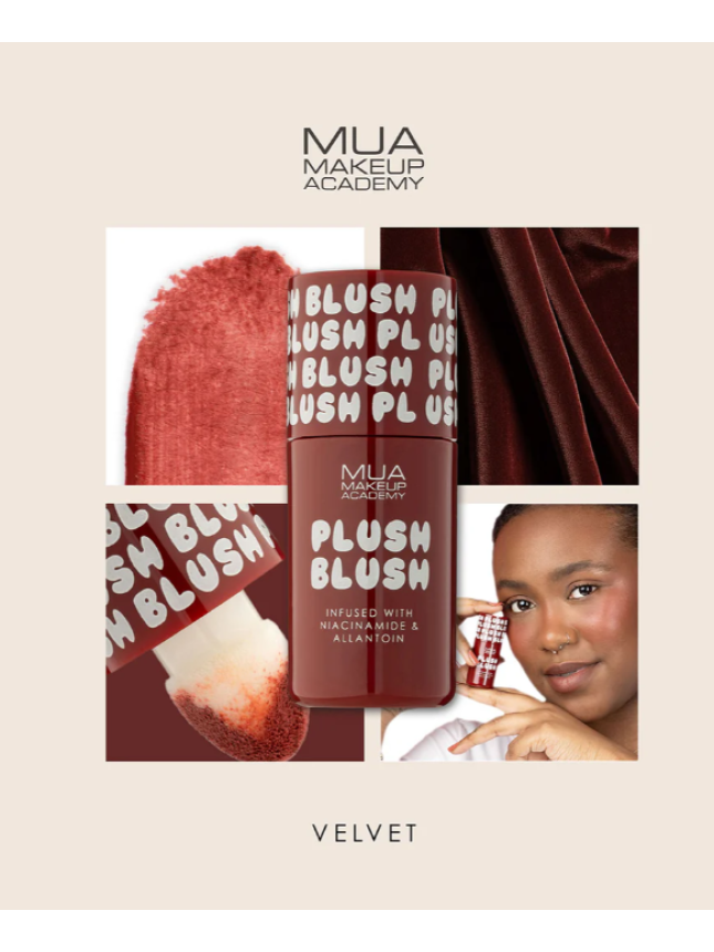 MUA Plush Blush Υγρό Ρουζ Velvet 4,2ml - Image 3
